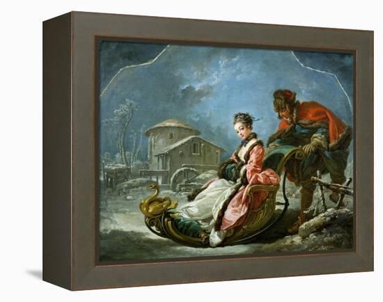 The Four Seasons: Winter-Francois Boucher-Framed Premier Image Canvas