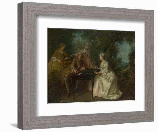 The Four Times of Day: Afternoon, C. 1740-Nicolas Lancret-Framed Giclee Print