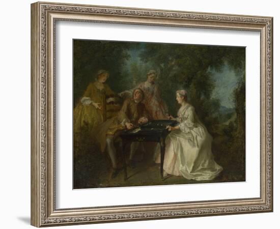 The Four Times of Day: Afternoon, C. 1740-Nicolas Lancret-Framed Giclee Print