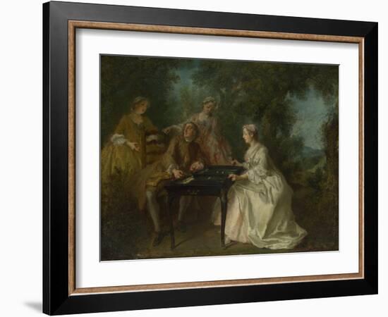 The Four Times of Day: Afternoon, C. 1740-Nicolas Lancret-Framed Giclee Print