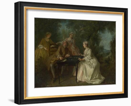 The Four Times of Day: Afternoon, C. 1740-Nicolas Lancret-Framed Giclee Print