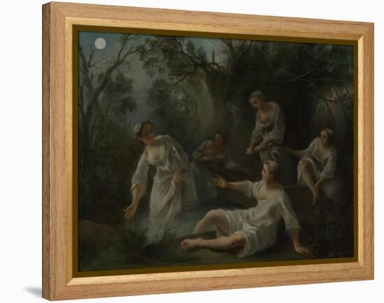 The Four Times of Day: Evening, C. 1740-Nicolas Lancret-Framed Premier Image Canvas
