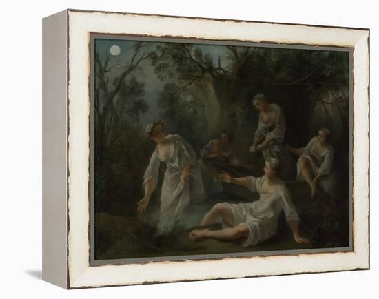 The Four Times of Day: Evening, C. 1740-Nicolas Lancret-Framed Premier Image Canvas