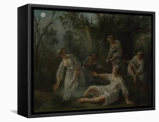 The Four Times of Day: Evening, C. 1740-Nicolas Lancret-Framed Premier Image Canvas