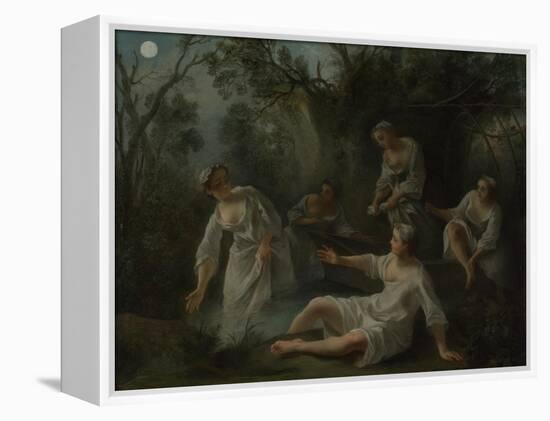 The Four Times of Day: Evening, C. 1740-Nicolas Lancret-Framed Premier Image Canvas