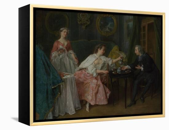 The Four Times of Day: Morning, C. 1740-Nicolas Lancret-Framed Premier Image Canvas