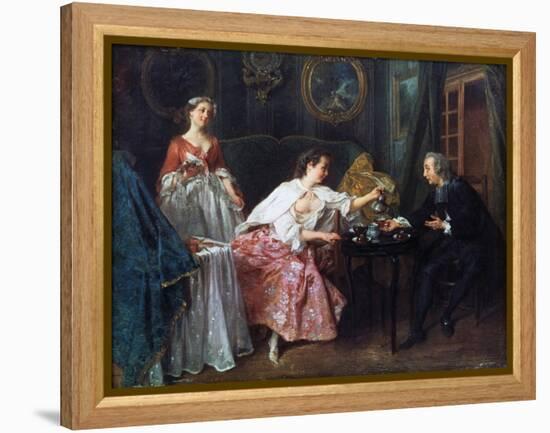 The Four Times of the Day: Morning, 1739-Nicolas Lancret-Framed Premier Image Canvas