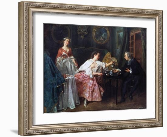 The Four Times of the Day: Morning, 1739-Nicolas Lancret-Framed Giclee Print