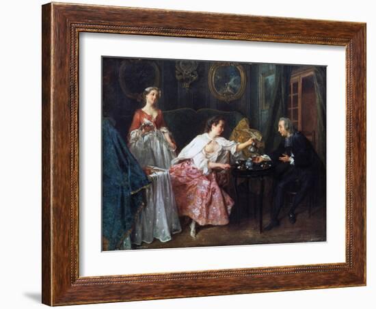 The Four Times of the Day: Morning, 1739-Nicolas Lancret-Framed Giclee Print