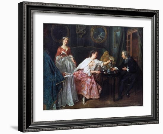 The Four Times of the Day: Morning, 1739-Nicolas Lancret-Framed Giclee Print