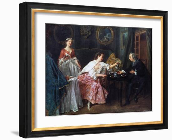 The Four Times of the Day: Morning, 1739-Nicolas Lancret-Framed Giclee Print