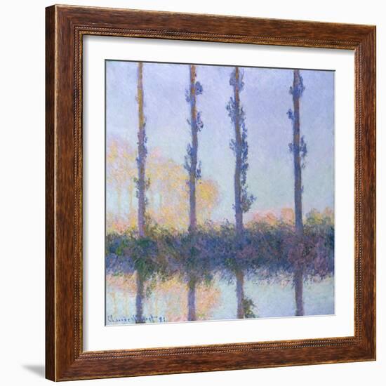 The Four Trees, 1891-Claude Monet-Framed Giclee Print