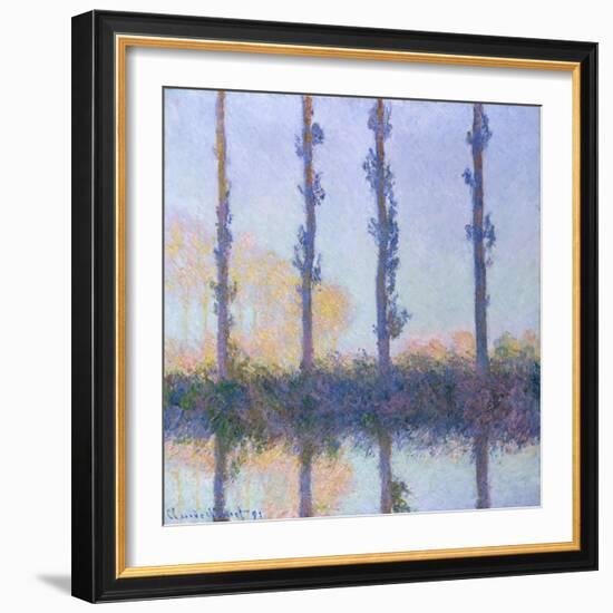 The Four Trees, 1891-Claude Monet-Framed Giclee Print