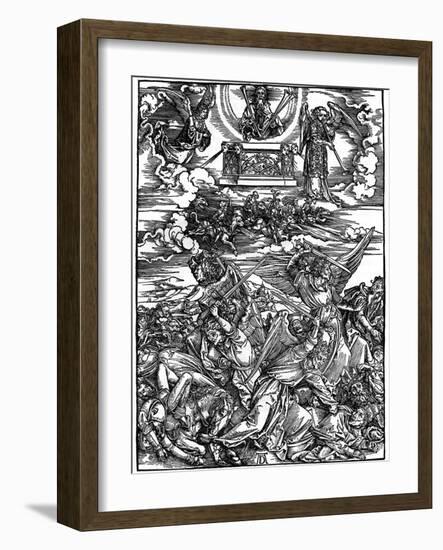 The Four Vengeful Angels, 1498-Albrecht Durer-Framed Giclee Print