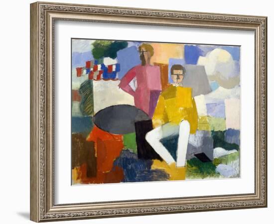 The Fourteenth of July, 1914 (Oil on Canvas)-Roger de La Fresnaye-Framed Giclee Print