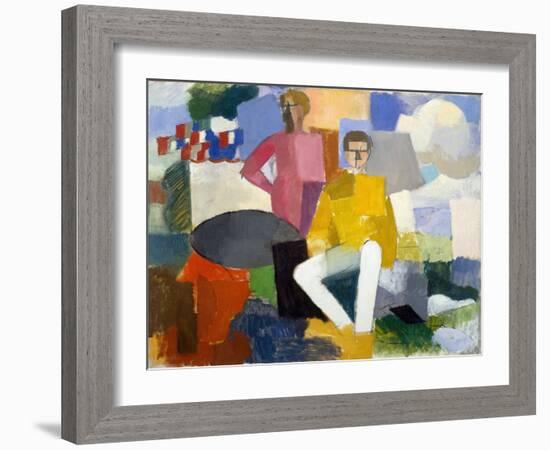 The Fourteenth of July, 1914 (Oil on Canvas)-Roger de La Fresnaye-Framed Giclee Print