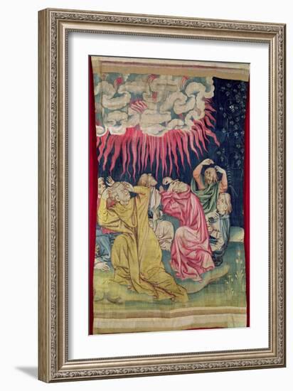 The Fourth Angel Poured Out His Bowl on the Sun, No.60 in the 'Apocalypse of Angers', 1373-87-Nicolas Bataille-Framed Giclee Print