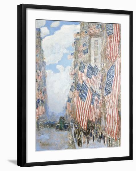 The Fourth of July, 1916-Childe Hassam-Framed Premium Giclee Print