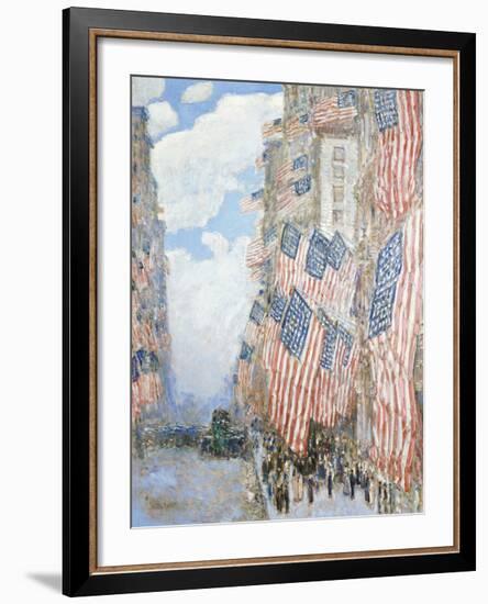 The Fourth of July, 1916-Childe Hassam-Framed Premium Giclee Print