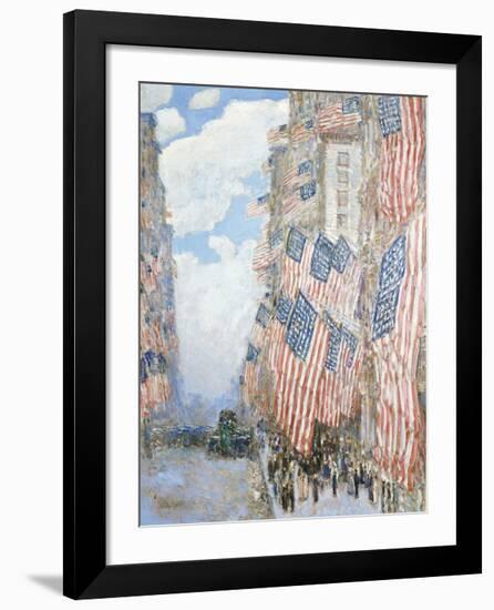 The Fourth of July, 1916-Childe Hassam-Framed Premium Giclee Print