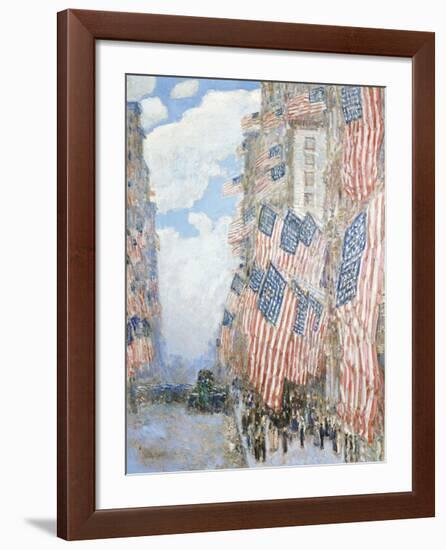 The Fourth of July, 1916-Childe Hassam-Framed Premium Giclee Print