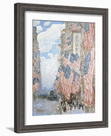 The Fourth of July, 1916-Frederick Childe Hassam-Framed Giclee Print