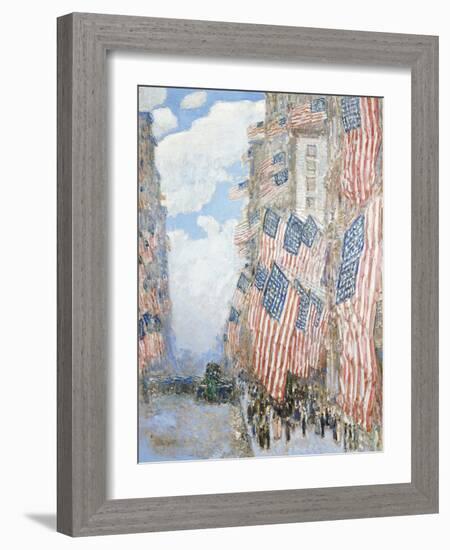 The Fourth of July, 1916-Frederick Childe Hassam-Framed Giclee Print