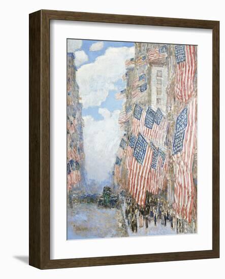 The Fourth of July, 1916-Frederick Childe Hassam-Framed Giclee Print