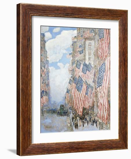 The Fourth of July, 1916-Frederick Childe Hassam-Framed Giclee Print