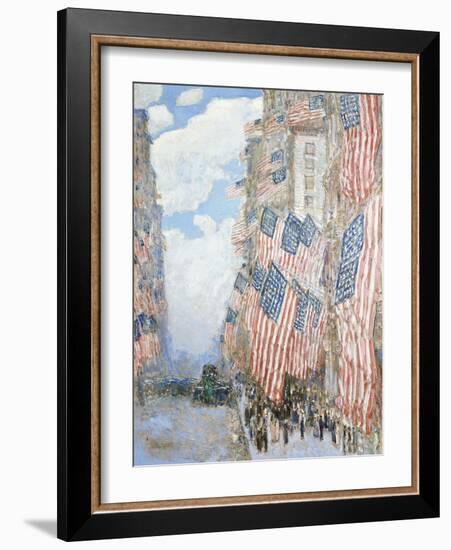 The Fourth of July, 1916-Frederick Childe Hassam-Framed Giclee Print