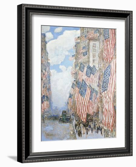 The Fourth of July, 1916-Frederick Childe Hassam-Framed Giclee Print