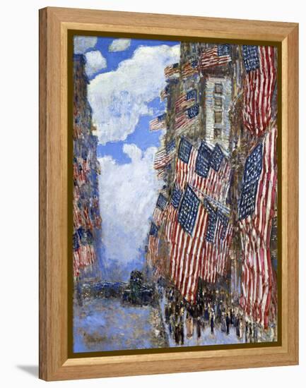 The Fourth of July, 1916-Childe Hassam-Framed Premier Image Canvas