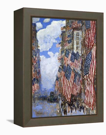 The Fourth of July, 1916-Childe Hassam-Framed Premier Image Canvas