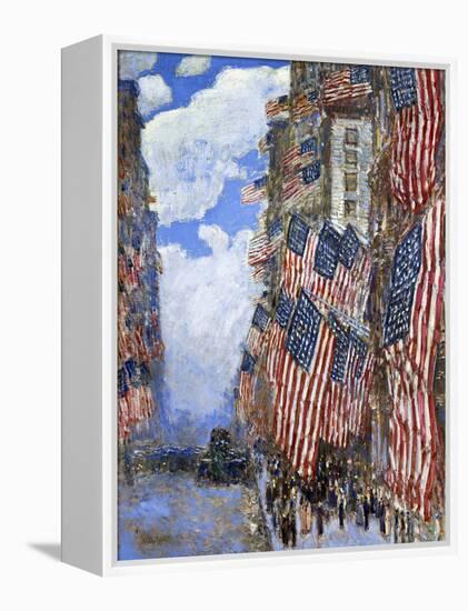 The Fourth of July, 1916-Childe Hassam-Framed Premier Image Canvas