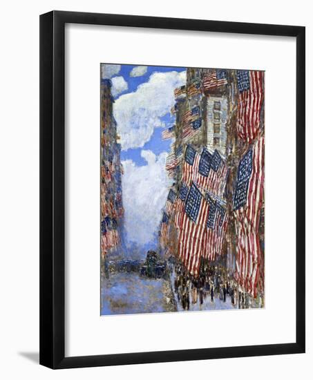 The Fourth of July, 1916-Childe Hassam-Framed Giclee Print