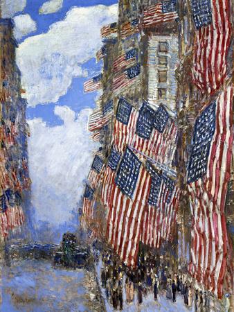 The Fourth Of July 1916 Giclee Print Childe Hassam Art Com