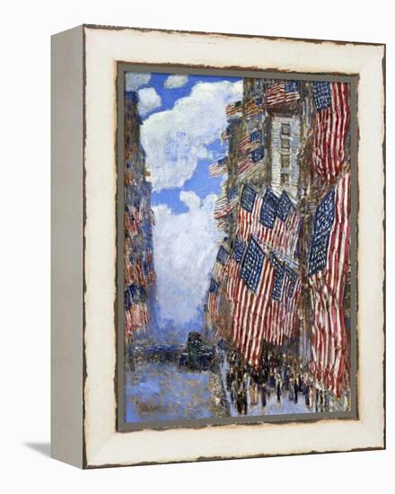 The Fourth of July, 1916-Childe Hassam-Framed Premier Image Canvas