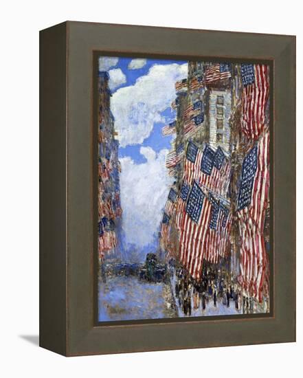 The Fourth of July, 1916-Childe Hassam-Framed Premier Image Canvas