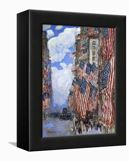 The Fourth of July, 1916-Childe Hassam-Framed Premier Image Canvas