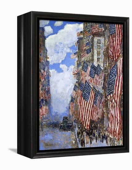 The Fourth of July, 1916-Childe Hassam-Framed Premier Image Canvas