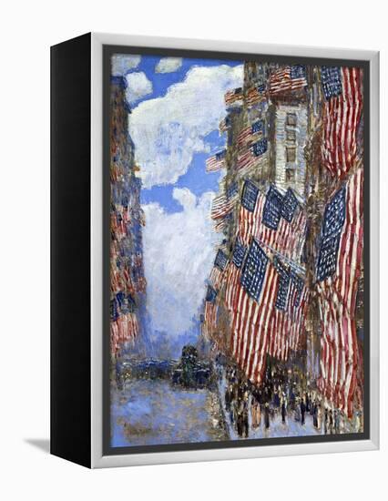 The Fourth of July, 1916-Childe Hassam-Framed Premier Image Canvas