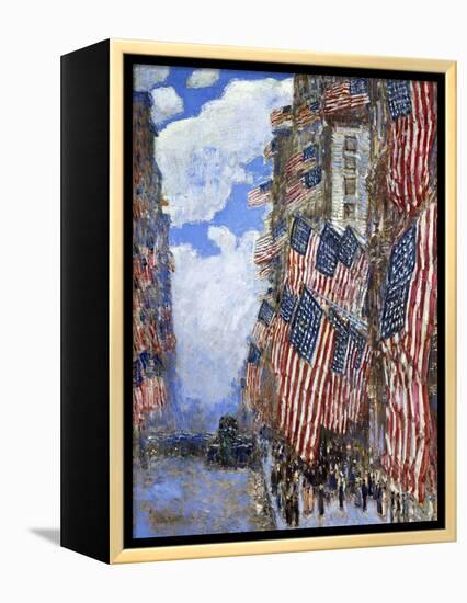 The Fourth of July, 1916-Childe Hassam-Framed Premier Image Canvas