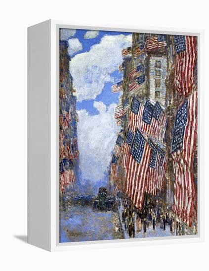 The Fourth of July, 1916-Childe Hassam-Framed Premier Image Canvas