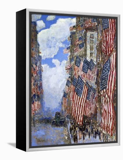 The Fourth of July, 1916-Childe Hassam-Framed Premier Image Canvas