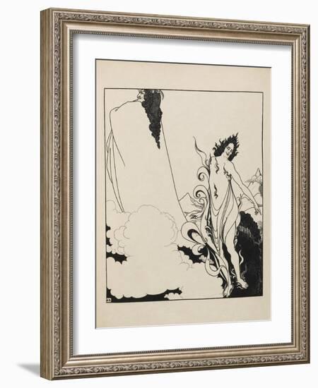 The Fourth Tableau Of the Rhinegold-Aubrey Beardsley-Framed Giclee Print