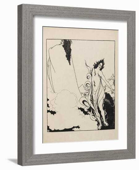 The Fourth Tableau Of the Rhinegold-Aubrey Beardsley-Framed Giclee Print