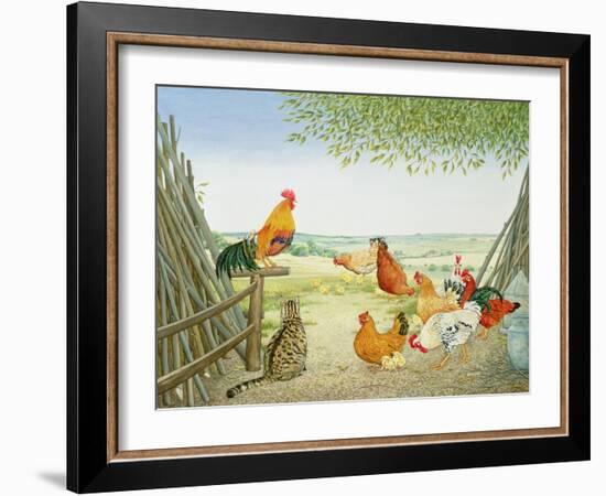 The Fowl and the Pussycat-Ditz-Framed Giclee Print