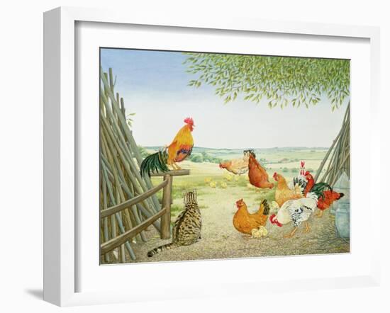 The Fowl and the Pussycat-Ditz-Framed Giclee Print