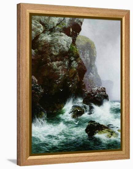The Fowler's Crag, 1887-Peter Graham-Framed Premier Image Canvas