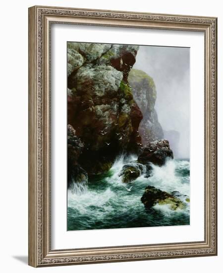 The Fowler's Crag, 1887-Peter Graham-Framed Giclee Print